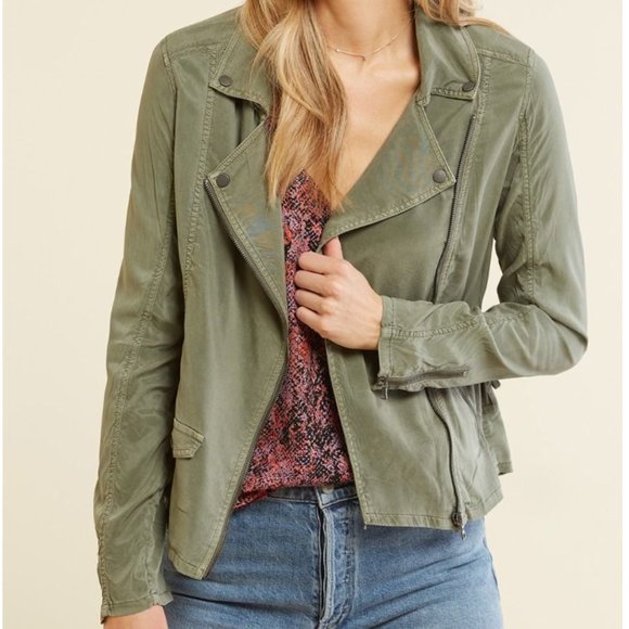 Evereve Jackets & Blazers - NWT Evereve MARRAKECH Amber Moto Jacket